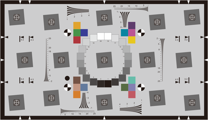 ISO12233:2014 eSFR分辨率測(cè)試卡擴(kuò)展板